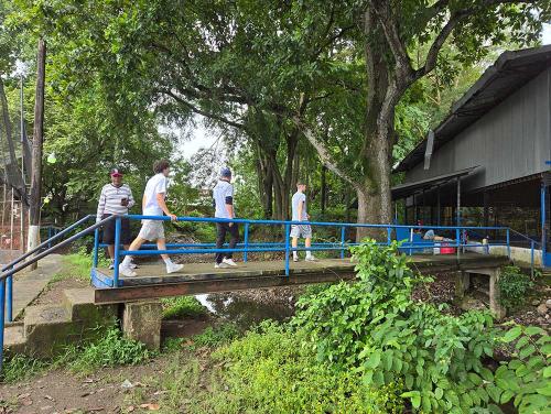 Arriving at Rufina Alfaro Community Center 