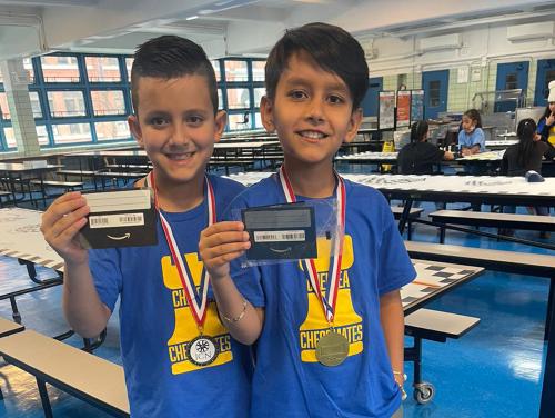 First place for two Gift of Chess students 