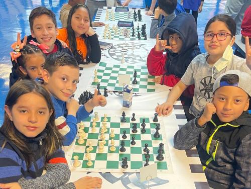The Times Square chess club team