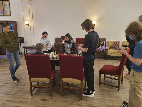Cleaning up after playing chess